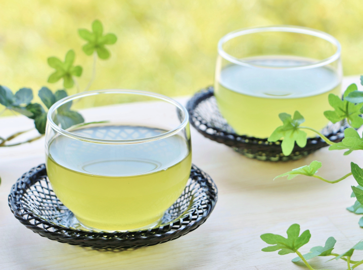 Kooridashi Ice Brewed Gyokuro in glass cups