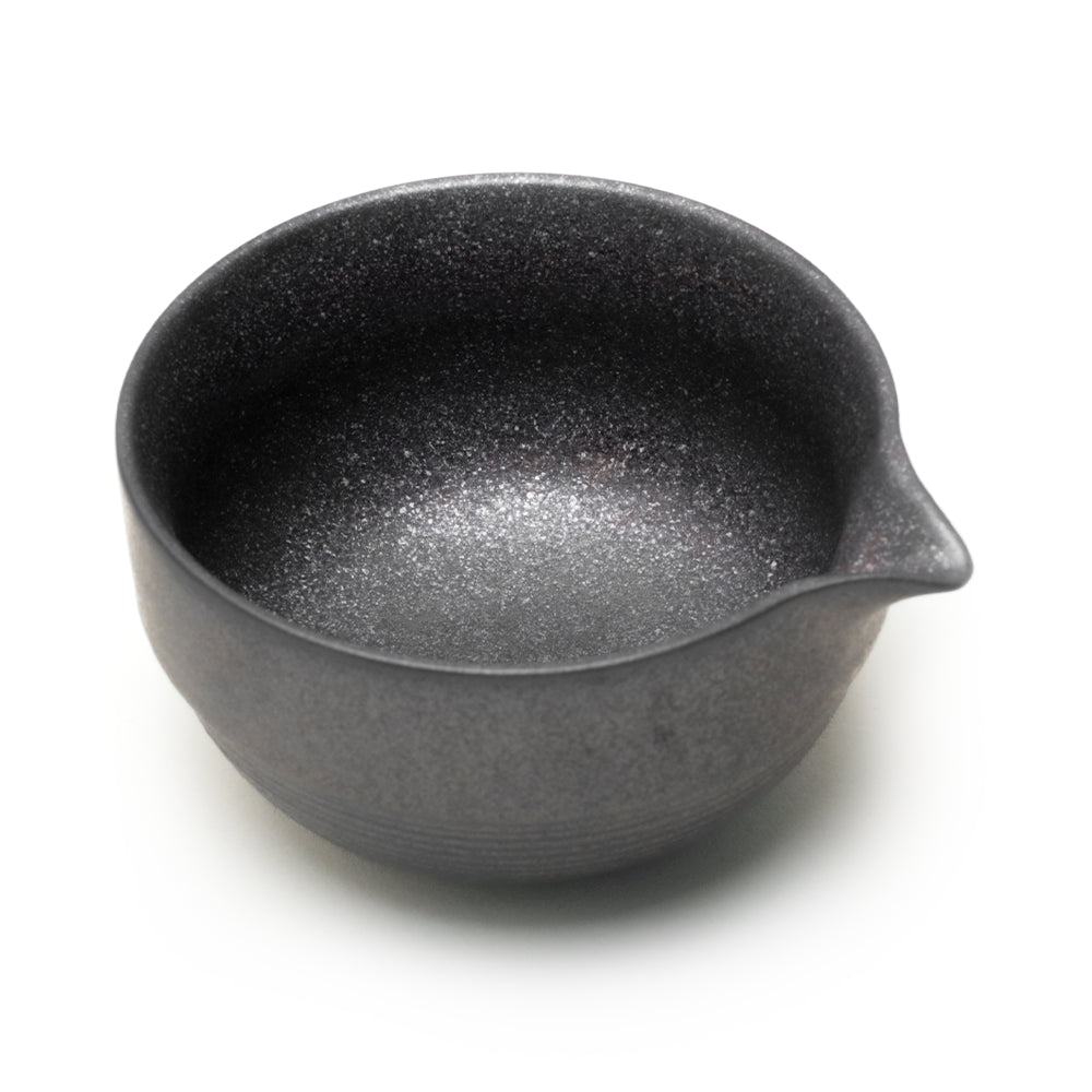 Black Spouted Matcha Bowl