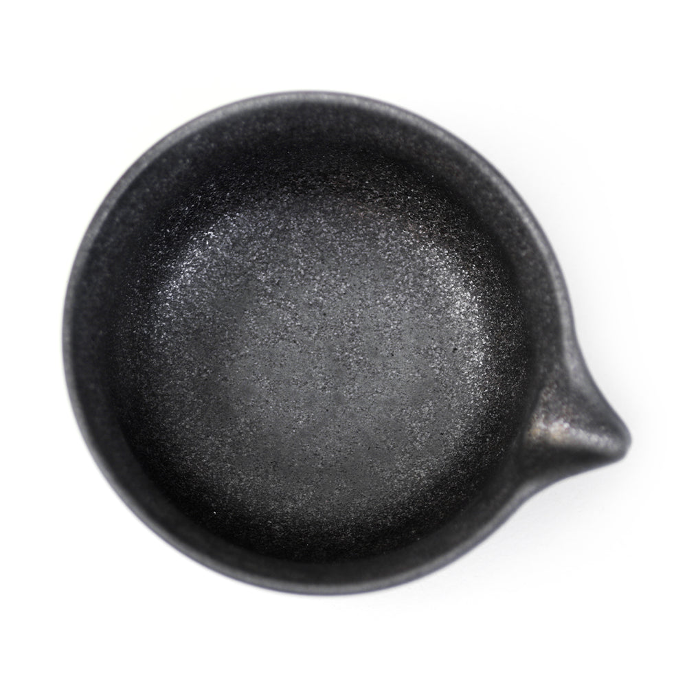 Black Spouted Matcha Bowl