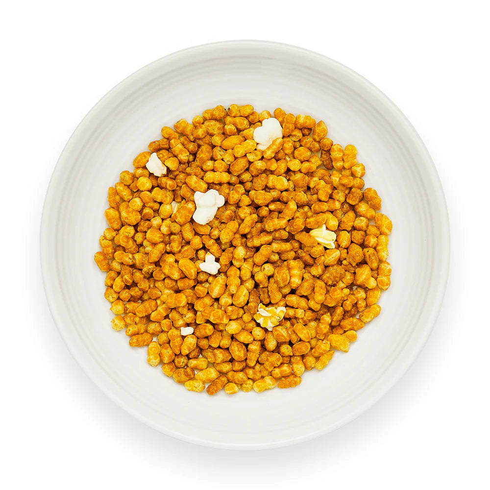 Genmaicha Tsukimi tea on dish by Senbird Tea