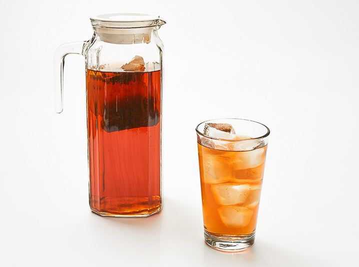 Caffeine-Free Japanese Herbal Tea in a jug and glass