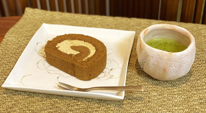 Hojicha Swiss Roll Recipe