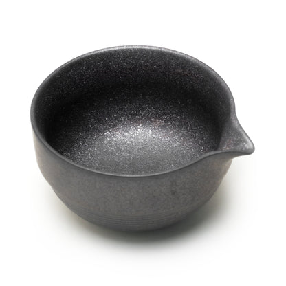 Black Spouted Matcha Bowl
