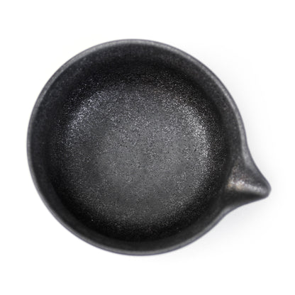 Black Spouted Matcha Bowl