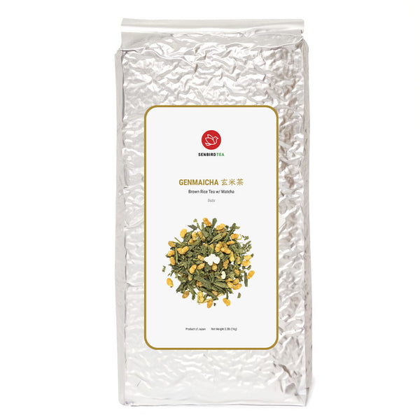 Genmai Matcha Suzu in Bulk | Brown Rice Green Tea Blend