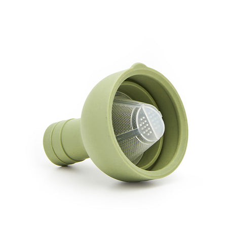 sage_green_cold_brew_bottle_cap_and_filter_removable_silicone_rubber_spout_stopper_polypropylene_filter