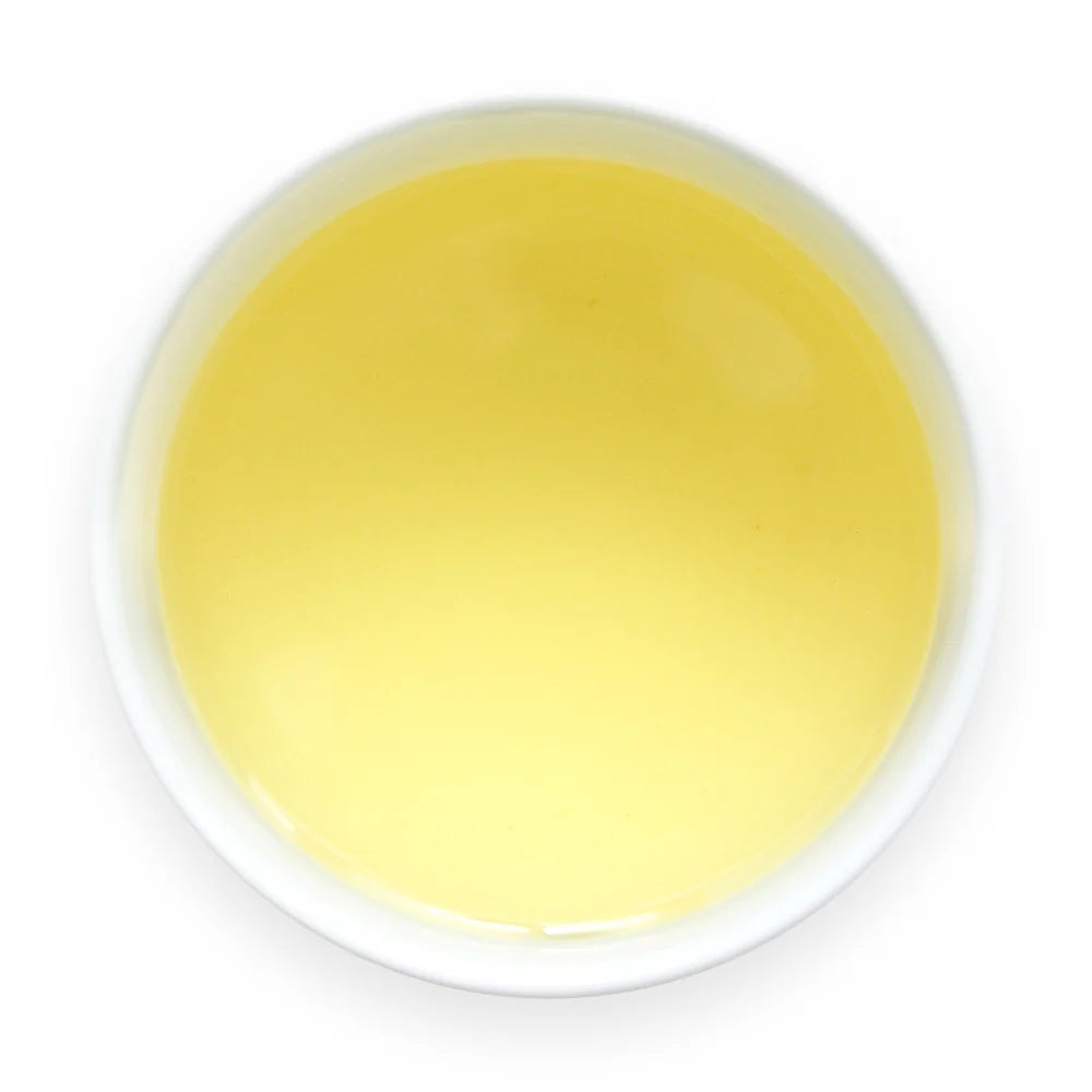 Brewed Sobacha Aiji tea in cup by Senbird Tea