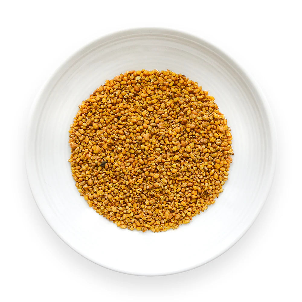 Sobacha Aiji tea on dish by Senbird Tea