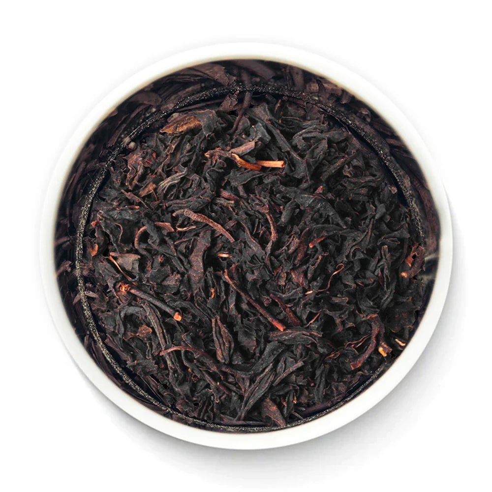Wakoucha Honoka tea inside open tin by Senbird Tea
